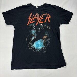 Slayer Graphic Band T Shirt Black Heavy Metal Concert Tee Mens M L